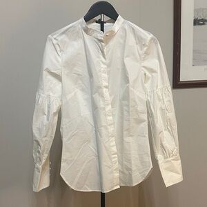 Ann Taylor Women's White Button Down Shirt